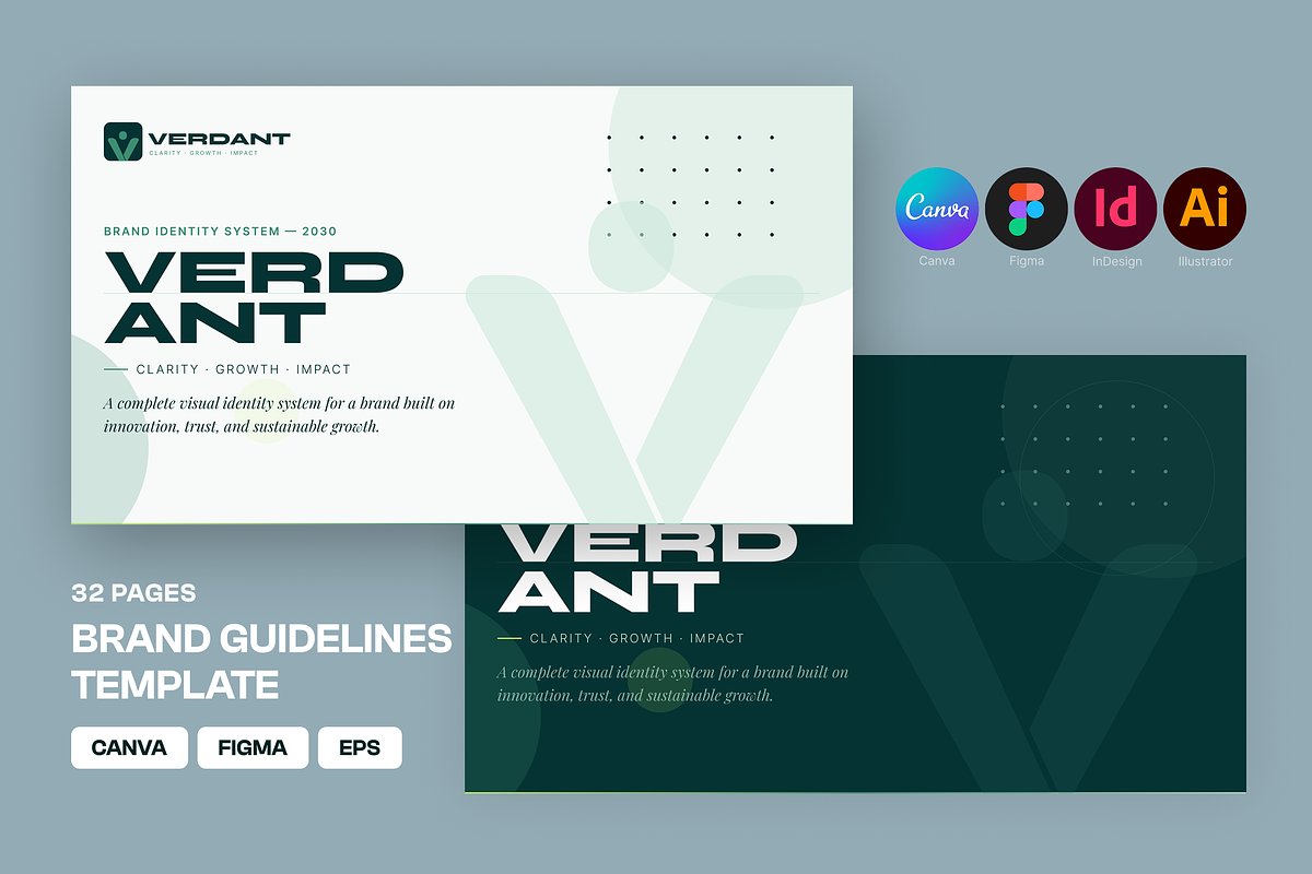 Brand Guidelines Design Figma Canva, a Presentation Template by Miyaji75 (Photo 2 of 6)