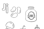 ABC coloring pages, an Education Illustration by Oleksandra Illustrates (Thumbnail 4 of 8)