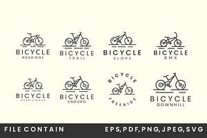 Bundle Logo Bicycle With Linear