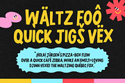 Squibloop, a Sans Serif Font by graphicook (Thumbnail 6 of 10)