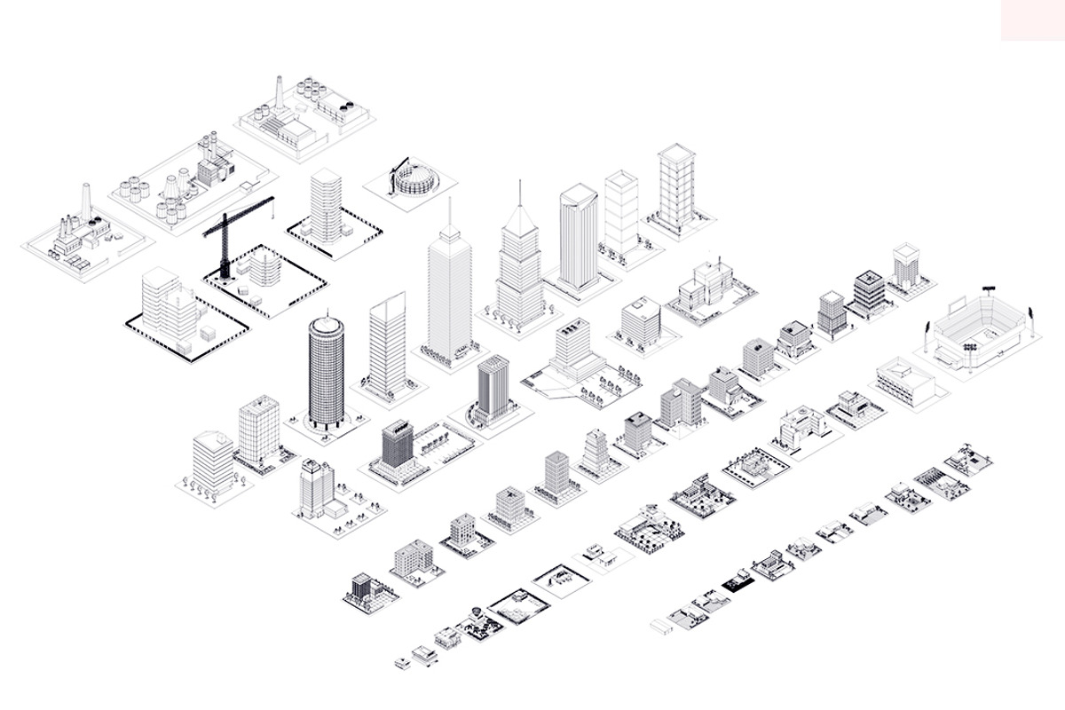 Low Poly City Buildings Pack 2, an Environmental 3D Model by Anton Moek (Photo 7 of 8)