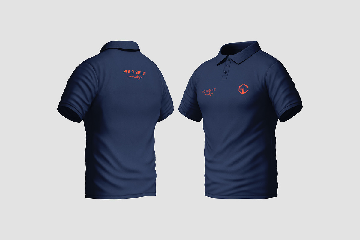 High Quality Polo Shirt Mockup, a Shirt Mockup by graphiccrew (Photo 11 of 13)
