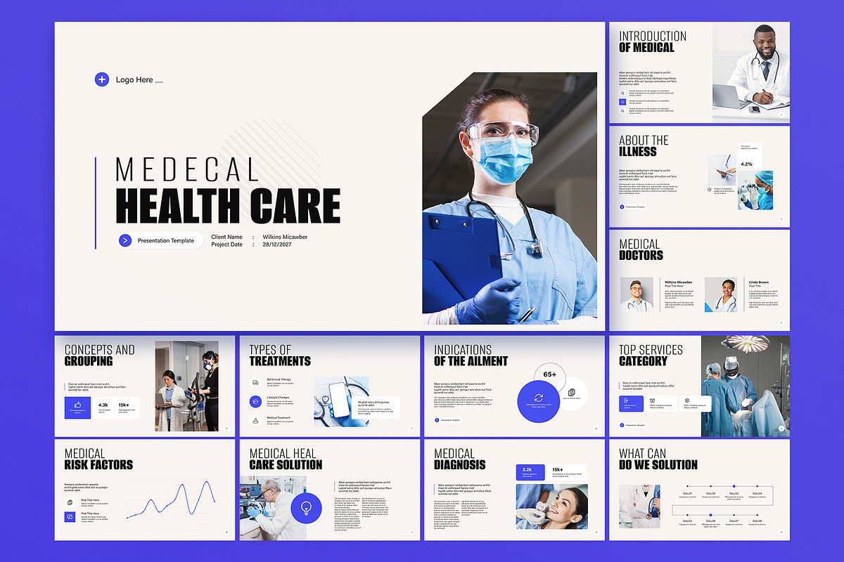 Medical Heal Care Presentation, a Presentation Template by E-Type (Photo 1 of 5)