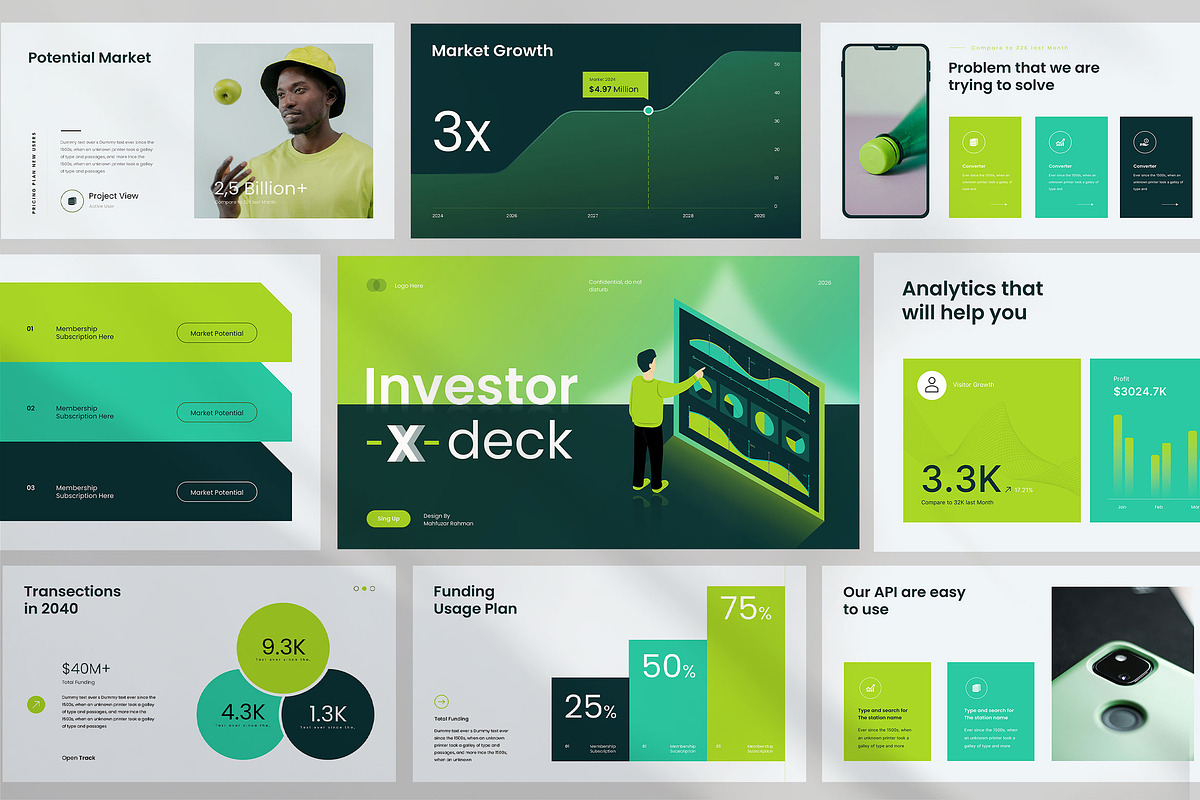 Digital Market Agency Presentation, a Presentation Template by KreateTribe (Photo 1 of 7)