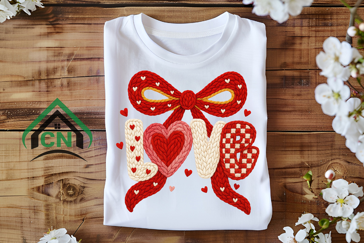 Yarn Crochet Coquette Valentine PNG, an Illustration by Craft Nest (Photo 5 of 6)