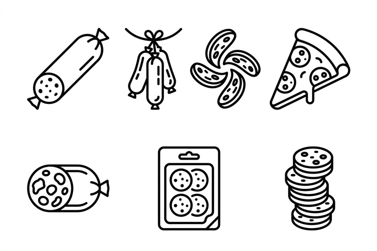 400 Pizza Shop Outline Icons, an Outline Icon by adenpinkstore (Photo 5 of 8)