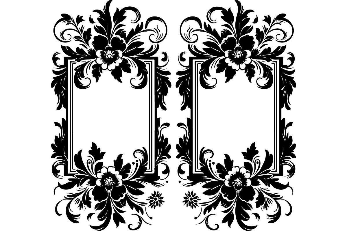Elegant Baroque Frame Designs, an Object Graphic by jahid234 (Photo 11 of 13)