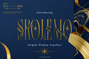 Srolemo Typeface, a Serif Font by alit design (Thumbnail 1 of 17)