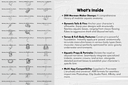 Merman Maker Procreate Stamps Set, a Brush Add-On by Selentaori Studio (Thumbnail 4 of 12)