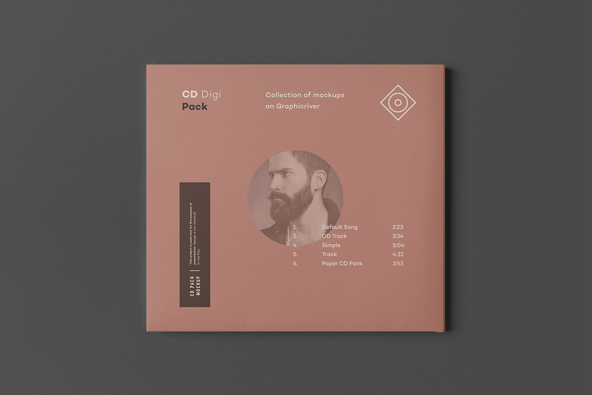 CD Digi Pack Mock-up 2, a Packaging Mockup by Yogurt86 (Photo 3 of 15)