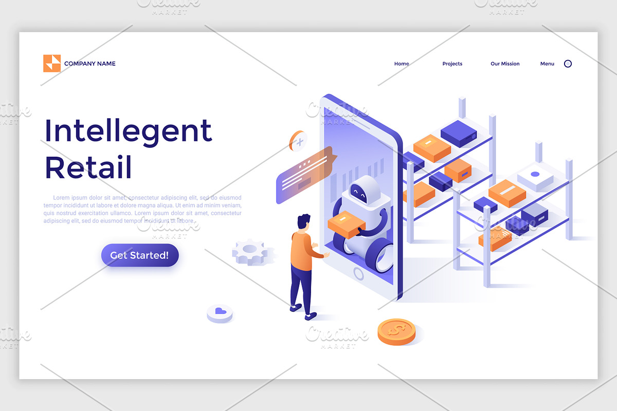 Isometric Solutions Mini. Part 3, a Templates & Theme by Andrew Kras Design (Photo 6 of 16)