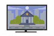 bank building with classical vector, a Finance Illustration by zyxroun shop (Thumbnail 3 of 3)