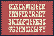 Disco Paradise – a Psychedelic Font, a Slab Serif Font by Blankids Studio (Thumbnail 3 of 10)