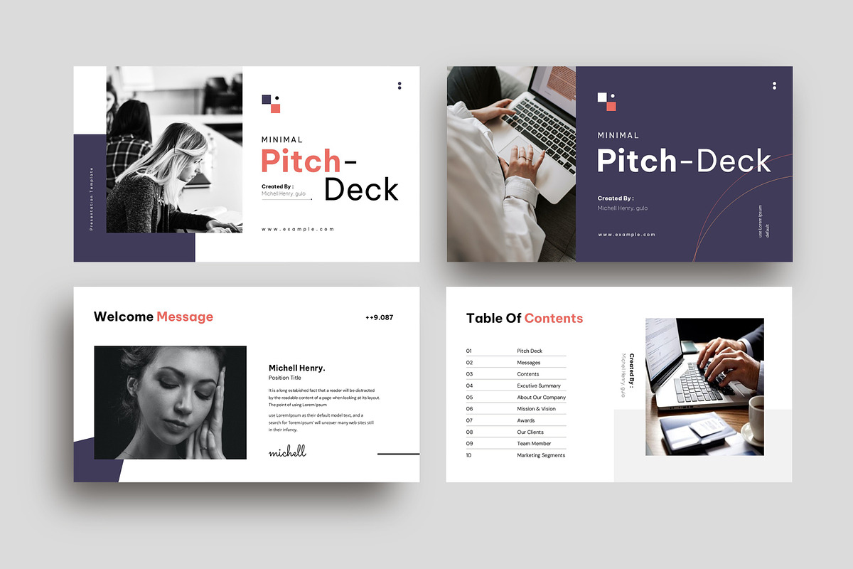 Pitch-deck Presentation Template preview 2