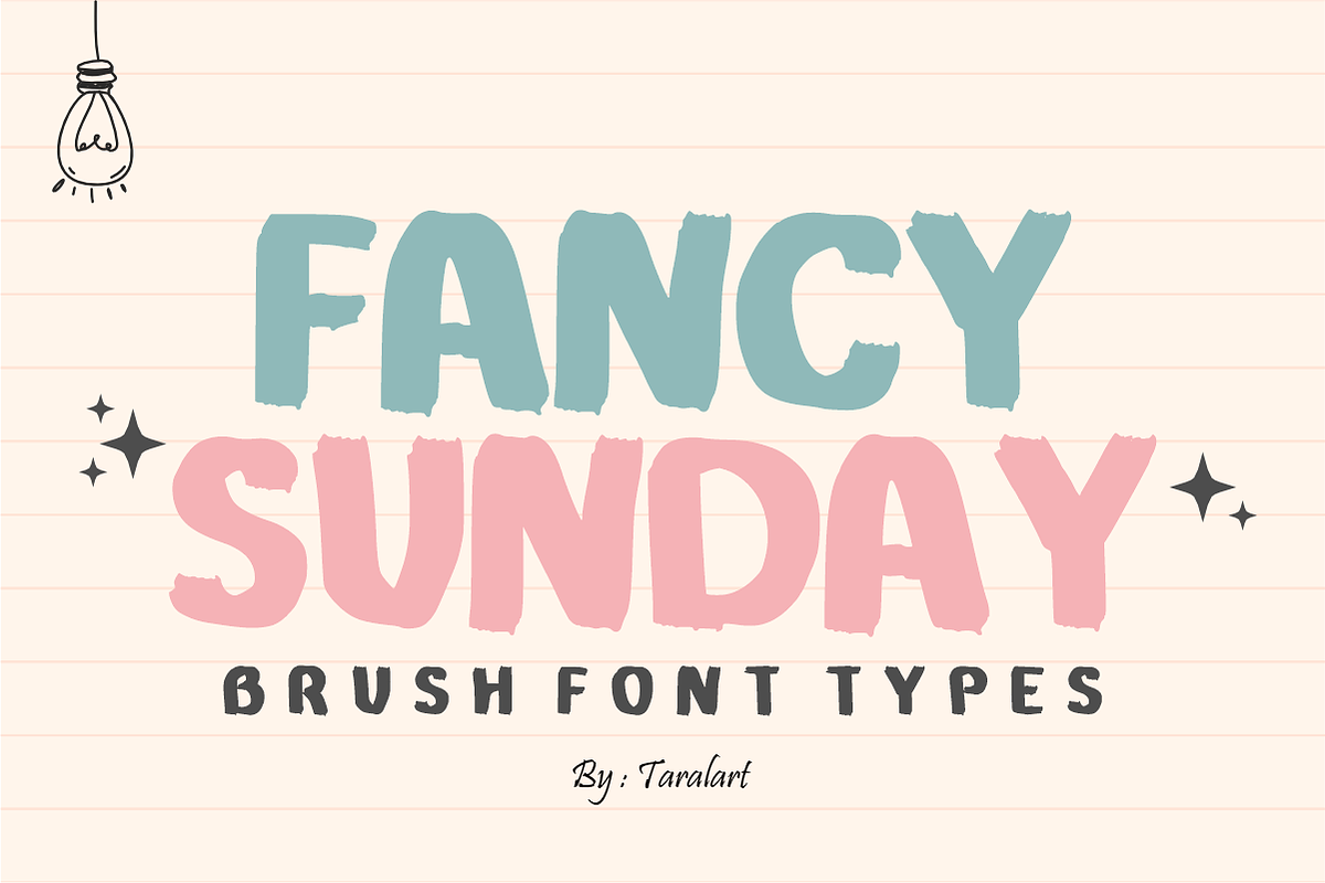 Sunday Writing - Brush Display Font, a Sans Serif Font by KiddoGlyphs Studio (Photo 2 of 4)