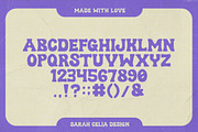 Soft Serve Retro Display Font, a Serif Font by Sarah Celia Design (Thumbnail 3 of 3)