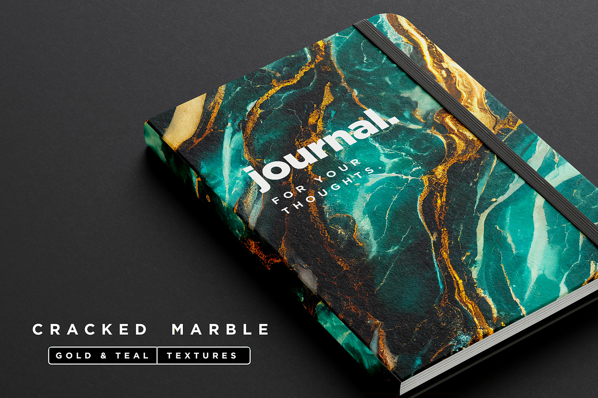 Cracked Teal & Gold Marble Textures, a Texture Graphic by Layerform (Photo 3 of 4)