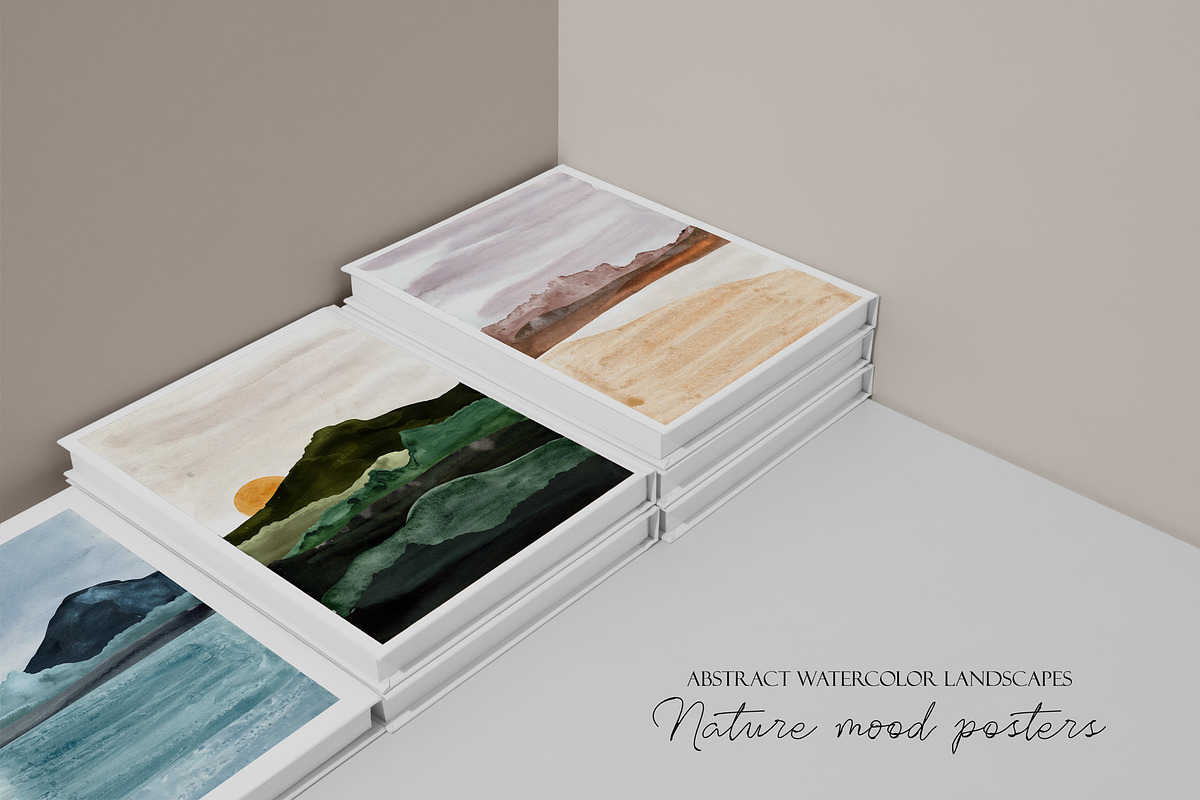 Abstract Watercolor Landscape Prints, an Illustration by Slastick (Photo 12 of 14)