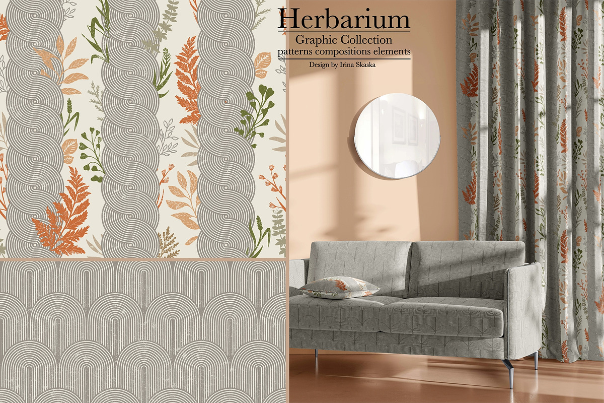 HERBARIUM. Vector set, a Pattern Graphic by Irina Skaska (Photo 7 of 12)