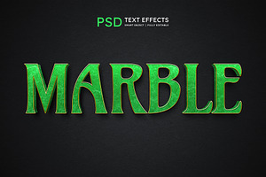 Marble Text Effect Style