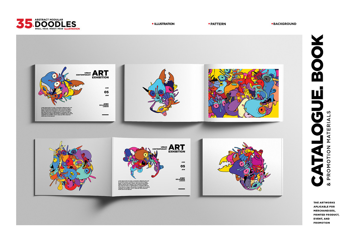35 Abstract Doodle Illustrations, an Illustration by singpentinkhappy (Photo 7 of 11)