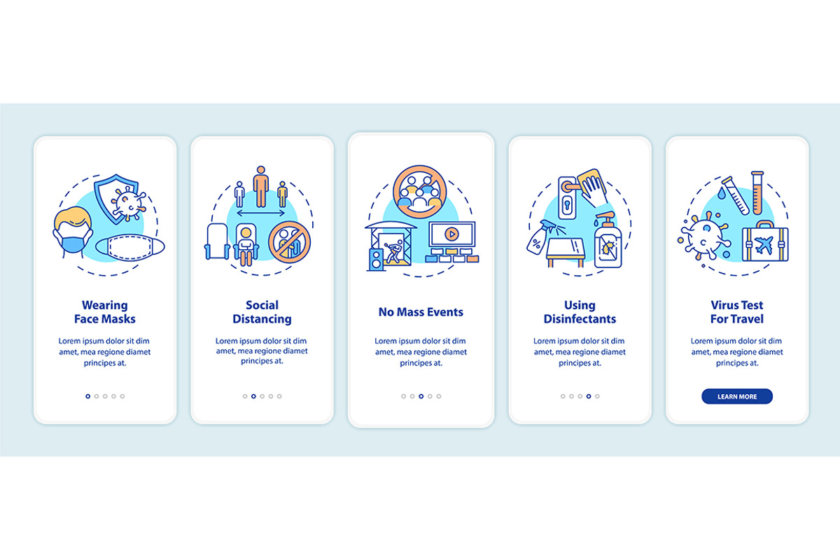 New public rules mobile app pages, a Templates & Theme by IMG Visuals
