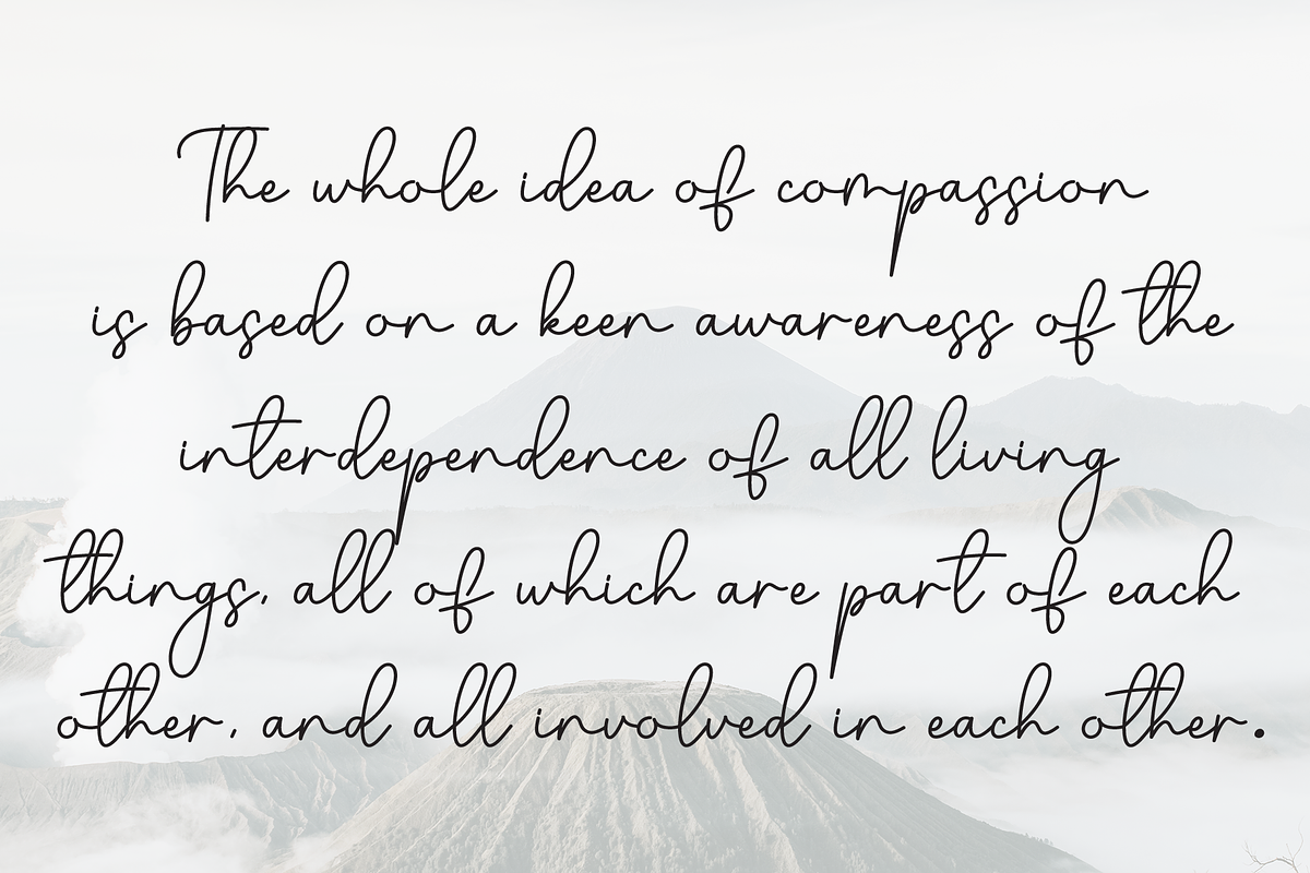 yoga | Script Font, a Handwritten Font by Scratchones (Photo 6 of 9)