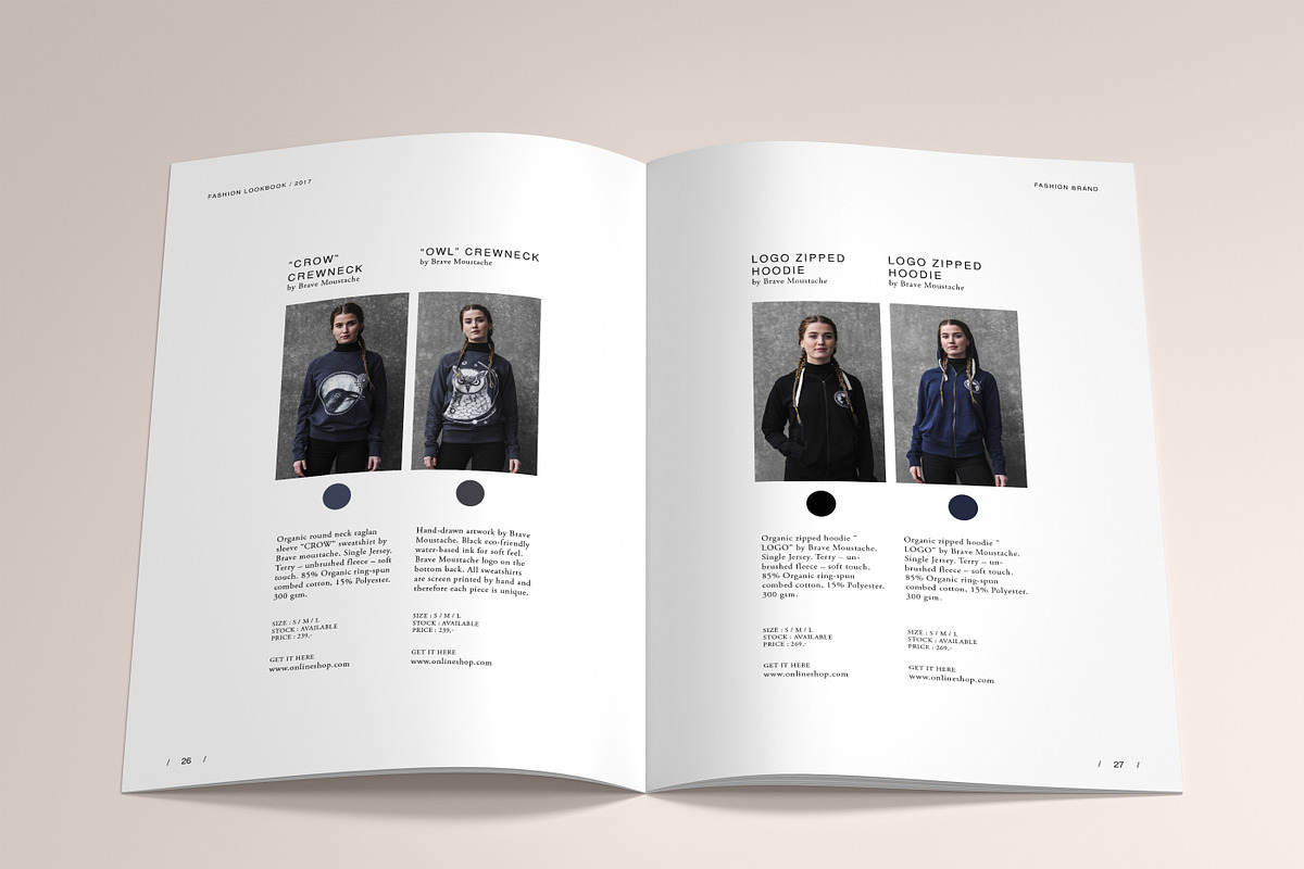 Fashion Lookbook Minimalistic, a Magazine Template by Chimerique (Photo 13 of 16)