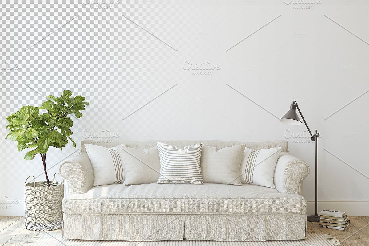 MODERN FARMHOUSE Wall&Frame Mockups, a Poster Template by MyHomeMockups (Photo 5 of 12)