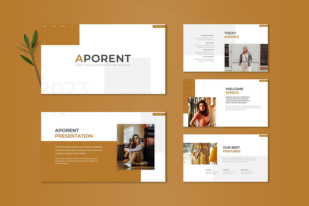 Aporent - Powerpoint Template, a Presentation Template by StreaksideStd