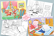Goldilocks and the three bears, an Animal Illustration by Haso (Thumbnail 4 of 10)