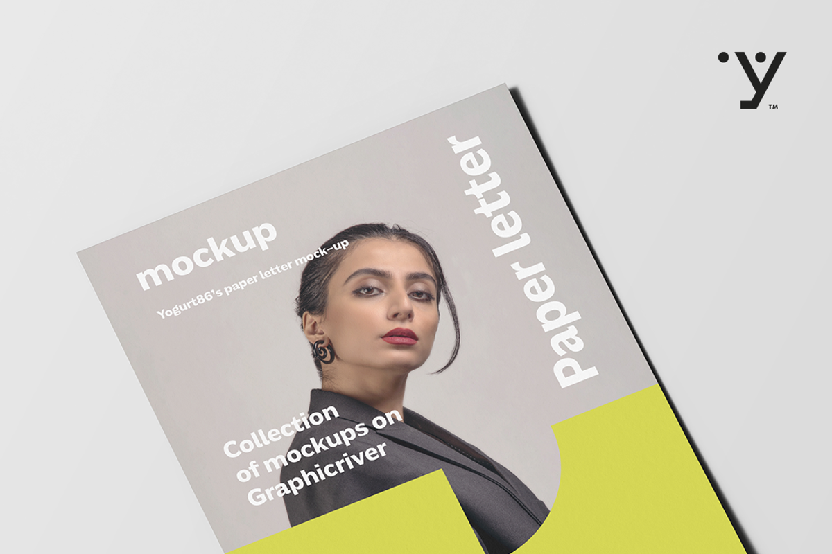 Paper Letter Mock-up, an Advertising Mockup by Yogurt86 (Photo 6 of 8)