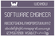 Binary Code font, a Font by weknow (Thumbnail 3 of 4)