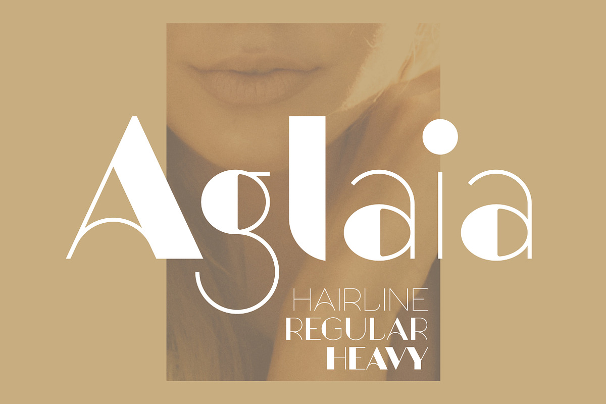 Aglaia Typeface • 3 Elegant Weights