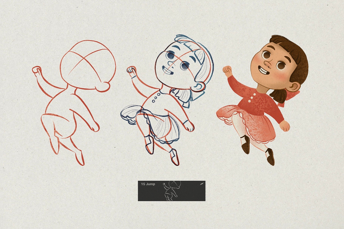 Character Design Kids. Stamp Brushes, a Brush Add-On by Maria Summer (Photo 5 of 10)