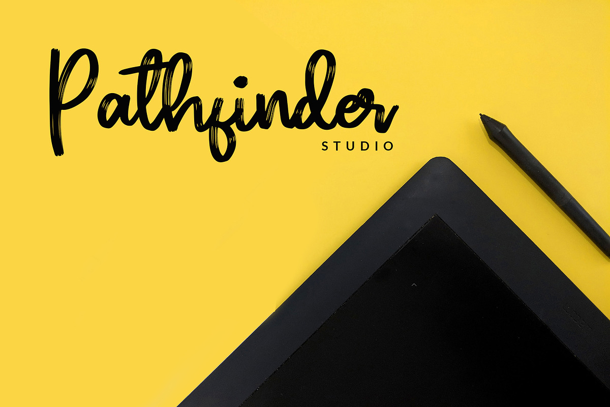 Purbaya Brush Script Typeface preview 8