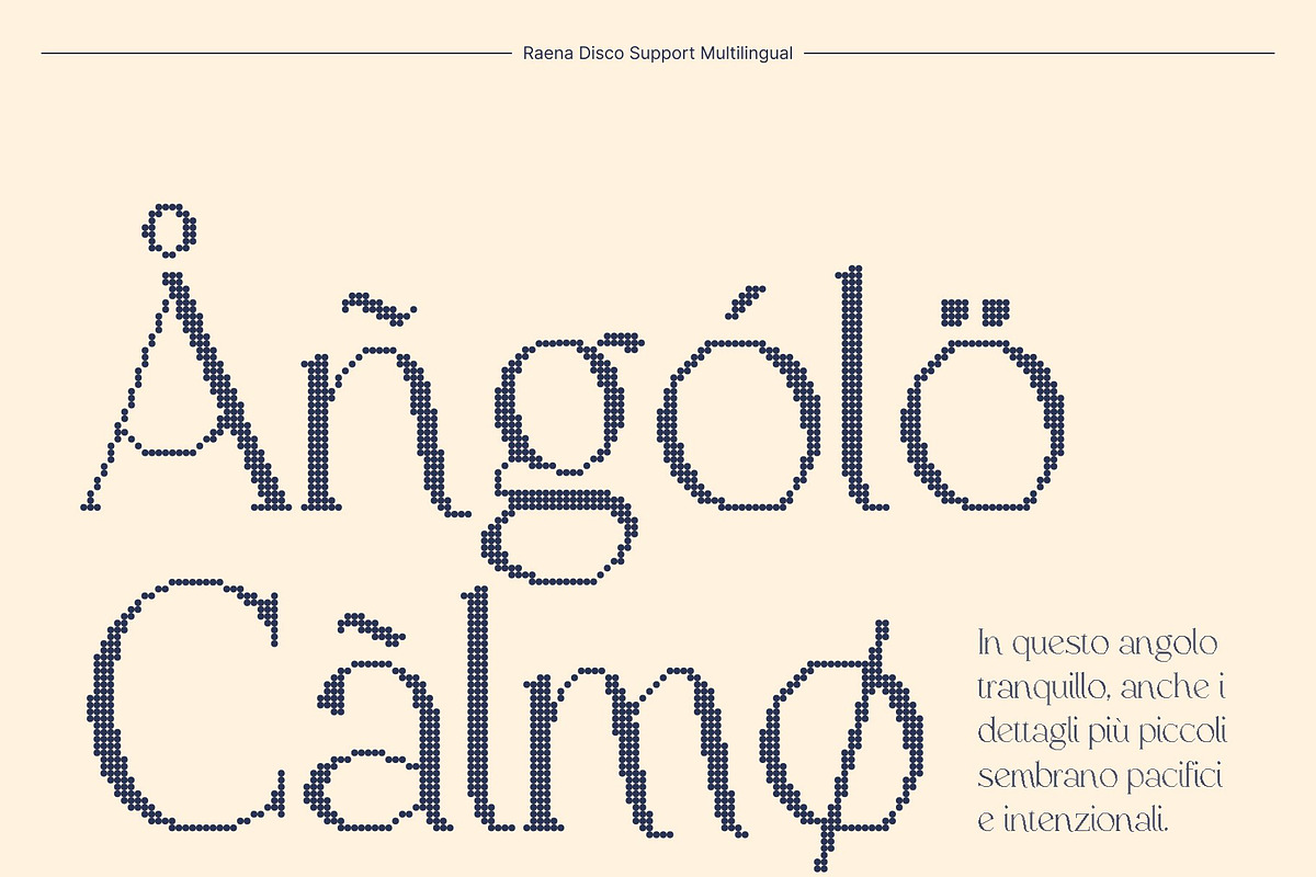 Raena Disco, a Serif Font by Craft Supply Co. (Photo 7 of 8)