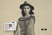 Grainy Stamp Photo Effect, a Layer Style Add-On by iDoodle Studio (Thumbnail 3 of 5)