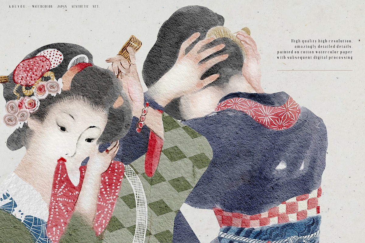 KOUYOU - Japanese Geisha Collection, a Person Illustration by Kaleriia (Photo 2 of 12)