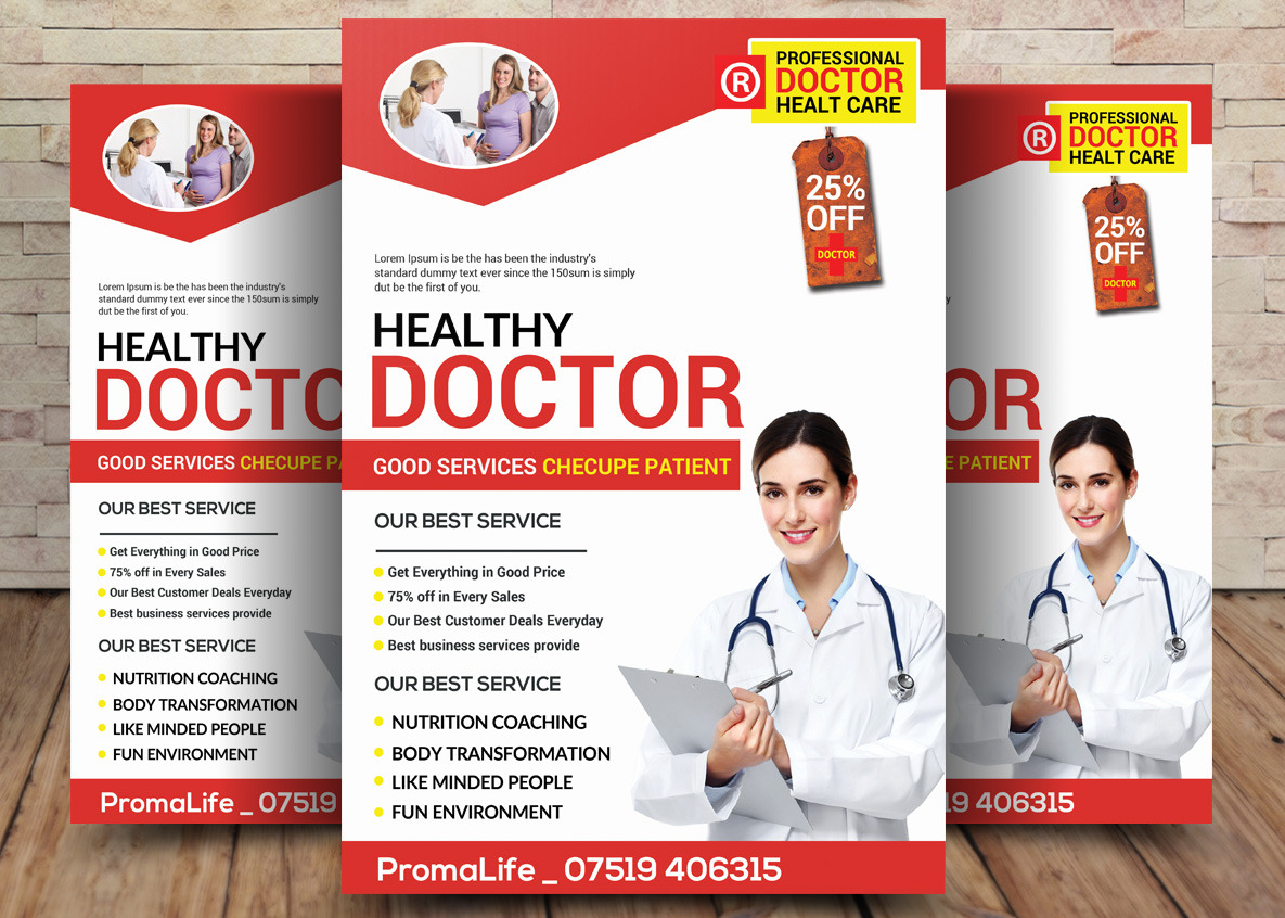 Doctor Flyer, a Flyer Template by graphicforest