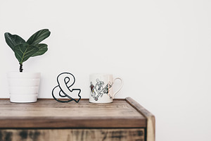 Plant and mug