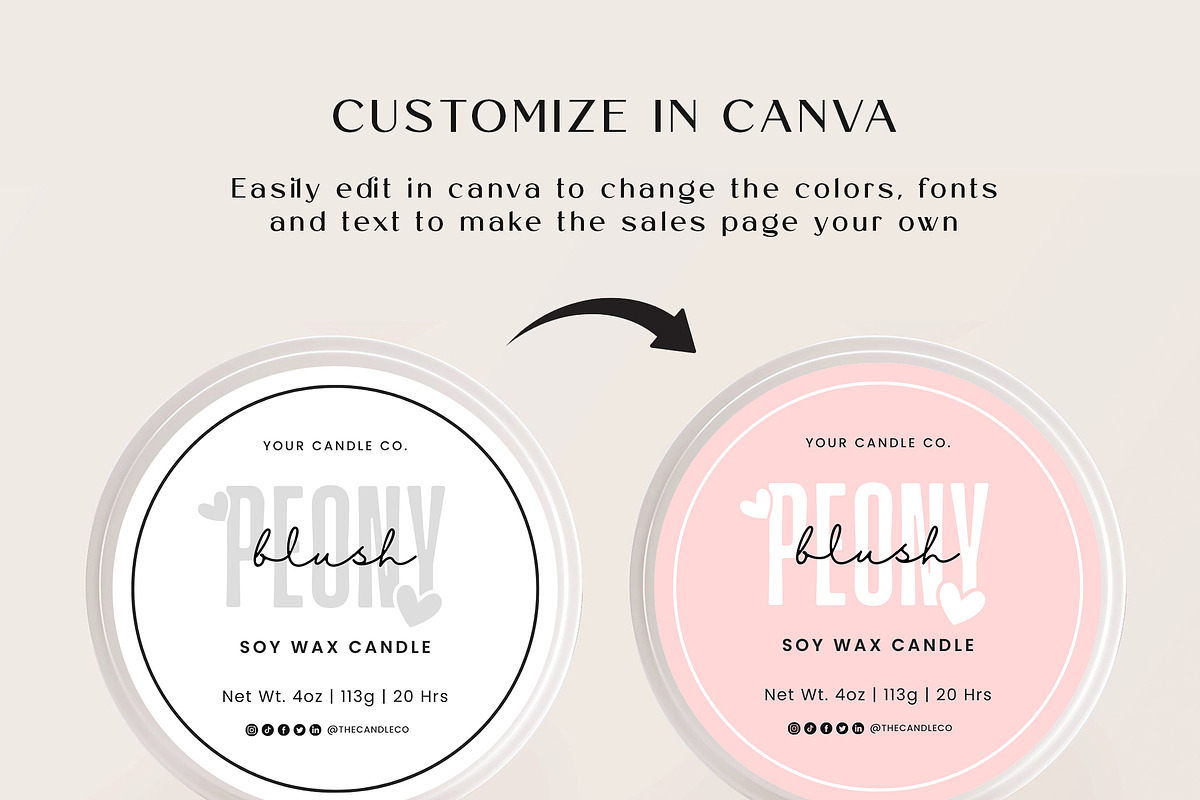 Stylish Round Editable Product Label, a Stationery Template by AN Graphics (Photo 4 of 7)