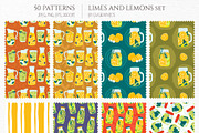 Limes and Lemons Patterns, a Pattern Graphic by GVGraphics (Thumbnail 4 of 18)