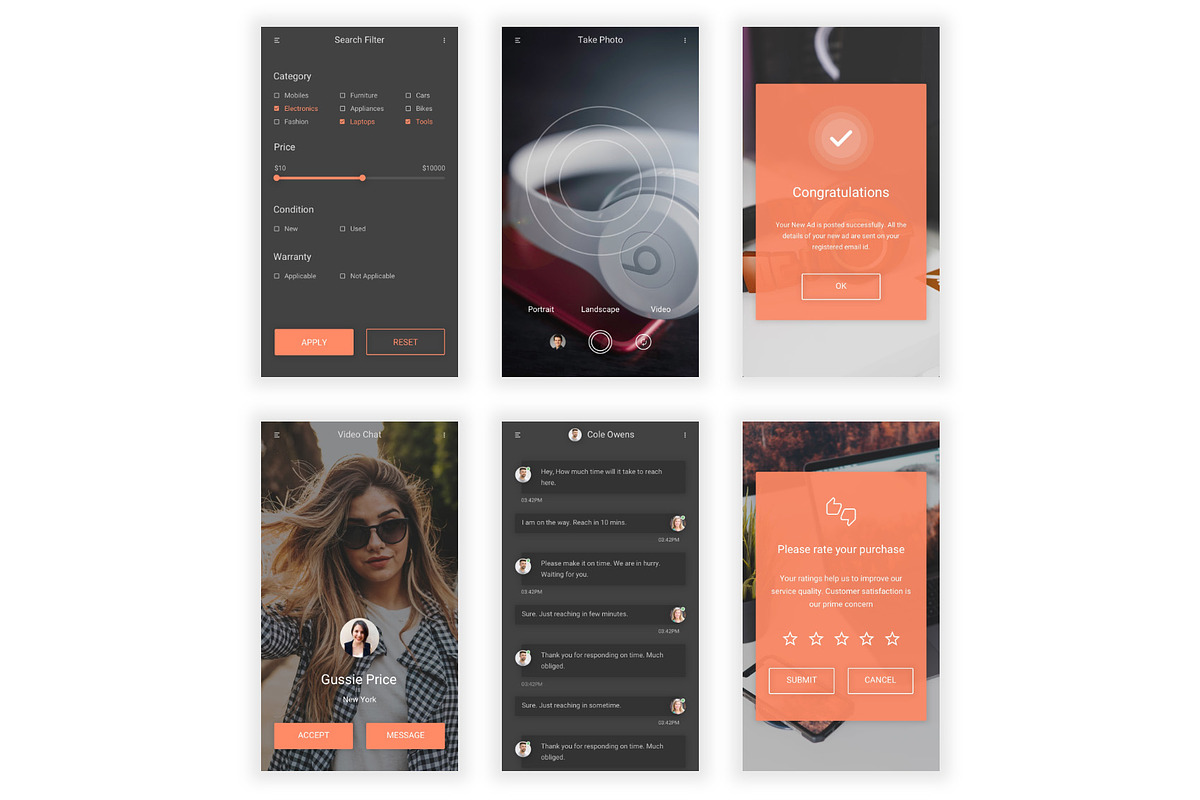 Sauda - Buy, Sell & Trade UI Kit, an UI Kit Template by themelove (Photo 12 of 16)