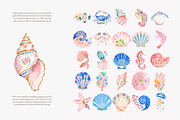 Preppy coastal clipart set, a Decorative Illustration by Patishop Art (Thumbnail 4 of 15)