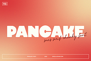 Pancake - sans-serif chunky font, a Font by Enola Louge (Thumbnail 1 of 15)