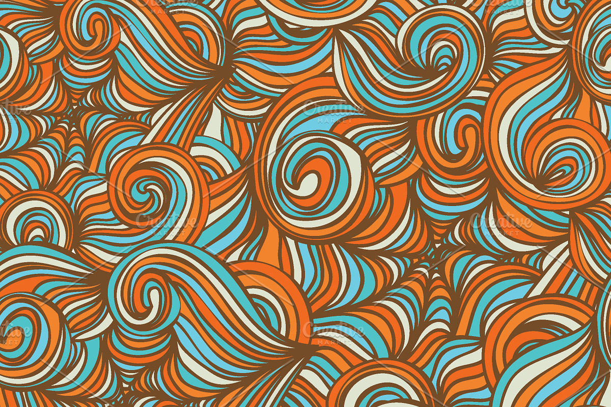 Vector abstract wave patterns.