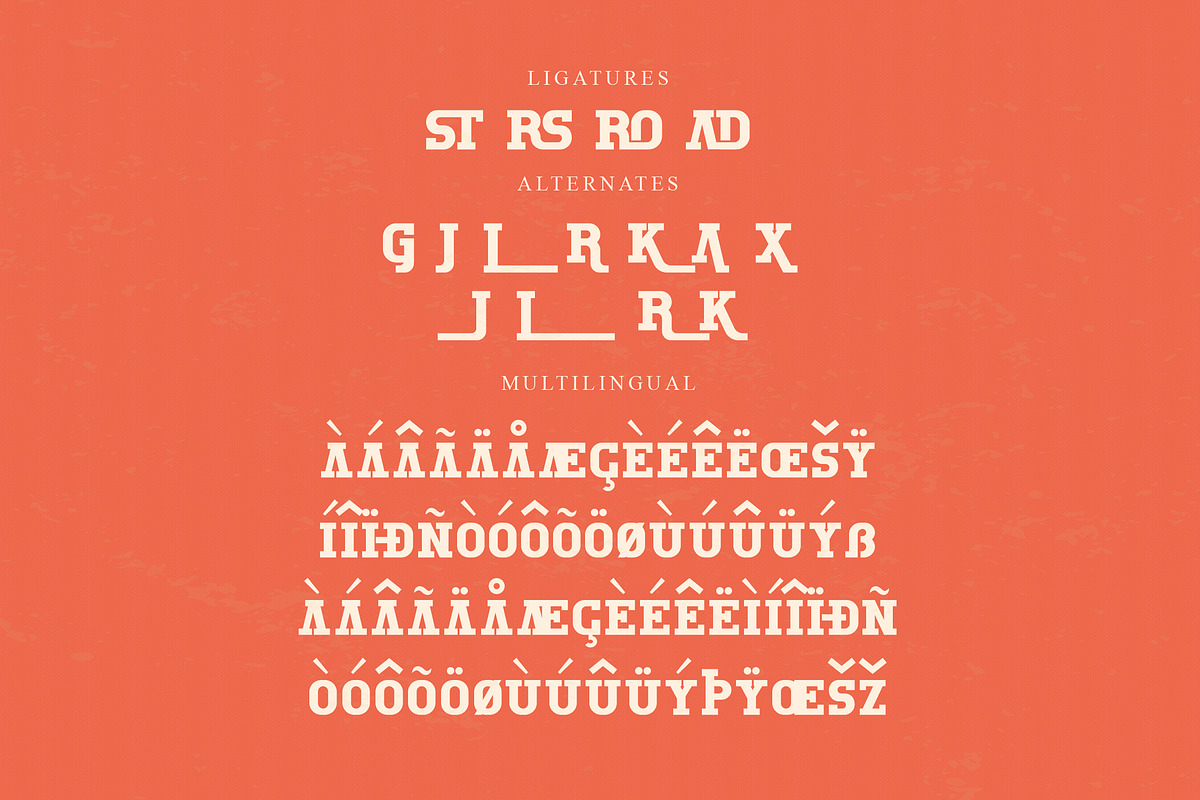 Rextro Old School Font, a Sans Serif Font by Storytype Studio (Photo 14 of 15)