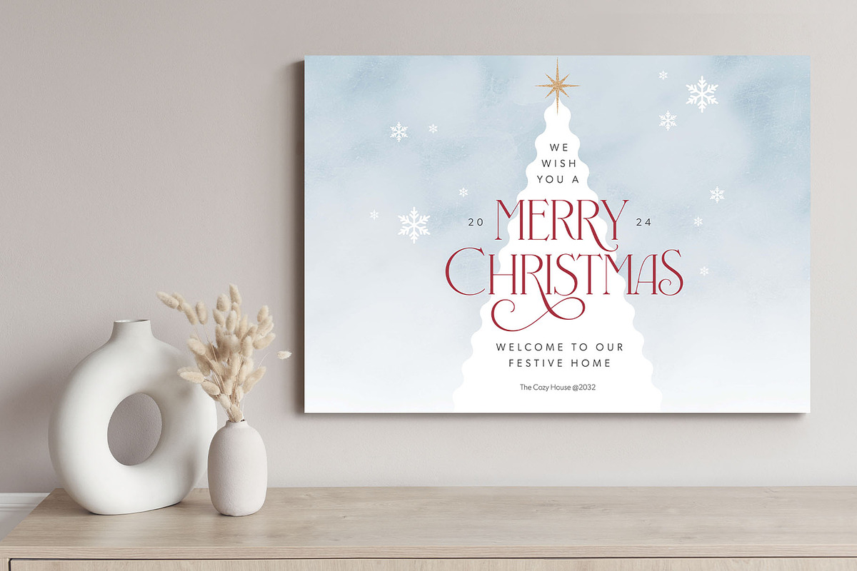 Christmas Winter Wonderland Template, a Poster Template by BrandPacks (Photo 7 of 8)