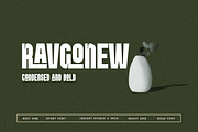 Ravgonew - Condensed Font, a Sans Serif Font by Iqsiart Studio (Thumbnail 6 of 7)